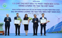 BIM Energy giành 2 giải thưởng Dự án Năng lượng tái tạo tiêu biểu Việt Nam 2021