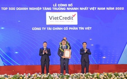 VietCredit được vinh danh trong top 10 của bảng xếp hạng FAST500