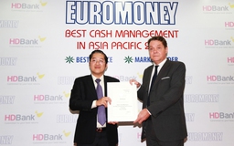 HDBank có dịch vụ quản lý tiền mặt tốt nhất châu Á, Thái Bình Dương năm 2018