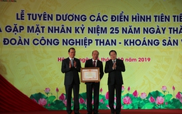 Kỷ niệm 25 năm thành lập, TKV tôn vinh 85 tập thể và 41 cá nhân