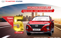 Hyundai SantaFe - tháng ưu đãi ngập tràn khuyến mãi