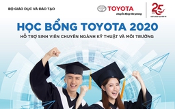 Hơn 100 sinh viên ngành kỹ thuật có thành tích xuất sắc nhận học bổng Toyota