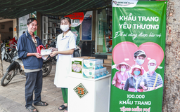 Trung Sơn Pharma tặng 100.000 khẩu trang cho người nghèo