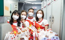 Rực rỡ cờ hoa trên những chuyến bay Vietjet ngày Quốc khánh 2.9