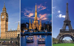 Bangkok, London, Paris dẫn đầu các thành phố du lịch toàn cầu