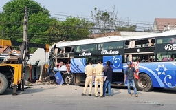 Tai nạn ở Bến Cát, Bình Dương: Xe tải va chạm xe khách, 3 người tử vong