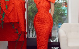 Dàn hoa hậu á hậu diện “đồng phục” đỏ sẵn sàng cho fashion show Hừng Đông của VUNGOC&SON