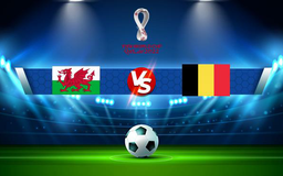 Trực tiếp bóng đá Wales vs Bỉ, WC Europe, 02:45 17/11/2021