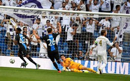 ‘Yếu bóng vía’, thủ môn Courtois xin thay ra giữa trận Real Madrid vs Brugge