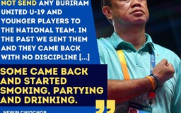 Chủ tịch CLB Buriram United gây sốc ra lệnh cấm cầu thủ lên đội U.19 Thái Lan