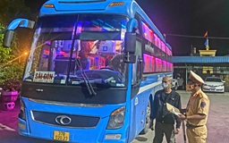 Xe khách tông chết người ở Quảng Bình, bỏ chạy vào đến Bình Định thì bị bắt