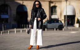 Quần jeans trắng giúp nàng biến hóa đa dạng với vô vàn phong cách