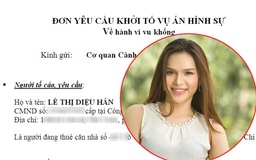 Diệu Hân yêu cầu khởi tố vụ 'bị chủ nhà đánh ghen'