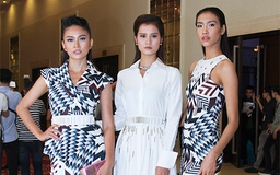 Mâu Thanh Thủy, Nguyễn Oanh, Hương Ly đọ chân dài trong Project Runway Vietnam