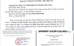 Sharp Việt Nam tố cáo Asanzo lên Bộ Công an vì làm giả tài liệu