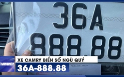 Chủ nhân xe Camry ở Thanh Hóa bấm được biển "ngũ quý" 888.88