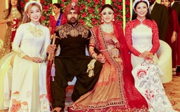 Hoa hậu Ngọc Hân tham dự đám cưới con gái của đại gia Ấn Độ