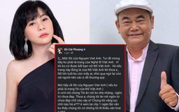Cát Phượng lên tiếng xin lỗi sau phát ngôn thiếu kính trọng nghệ sĩ Việt Anh