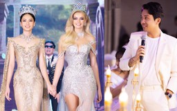 Vợ chồng đại gia Minh Nhựa đấu giá thành công váy của Hoa hậu Thế giới