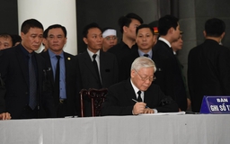 Lãnh đạo Đảng, Nhà nước ghi sổ tang tiếc thương Chủ tịch nước Trần Đại Quang