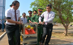 An táng 30 hài cốt liệt sĩ hy sinh ở Campuchia