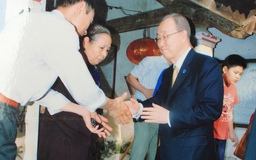Ông Ban Ki-moon nói đến quan hệ với Phan Huy Chú