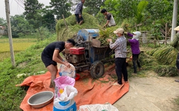 ‘Nam vương’ điền kinh Quách Công Lịch về quê gánh lúa