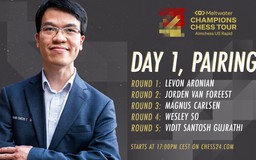 Lê Quang Liêm thua Vua cờ Carlsen nhưng còn nguyên cơ hội vào tứ kế giải Aimchess US