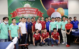 Khai mạc giải billiards Thanh Niên-Cup Viet Value: Sân chơi đầy ý nghĩa