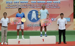 Tay vợt Đài Loan ngăn Lý Hoàng Nam đăng quang giải M25 Tây Ninh