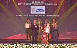 Hệ thống tiêm chủng VNVC được vinh danh công ty dược uy tín hàng đầu Việt Nam