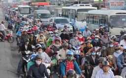 Người chạy xe máy Sài Gòn có thể biết được điểm kẹt xe