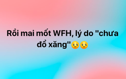 Chật vật đi đổ xăng: Làm việc tại nhà tại sao không?