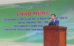 Nghệ An yêu cầu nhà trường báo cáo việc tổ chức lễ đón 'nhà báo quốc tế'