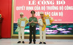 Bổ nhiệm 2 phó giám đốc Công an tỉnh Nghệ An