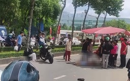 TP.HCM: Xe mô tô va chạm người đi bộ, một người đàn ông tử vong