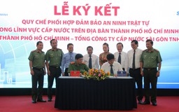 Công an TP.HCM và Sawaco phối hợp đảm bảo an ninh, trật tự trong lĩnh vực cấp nước