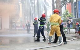TP.HCM: Q.10 tổ chức diễn tập phòng cháy chữa cháy và cứu nạn cứu hộ