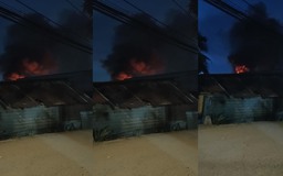 TP.HCM: Cháy lớn thiêu rụi nhà dân ở xã Tân Kiên, H.Bình Chánh