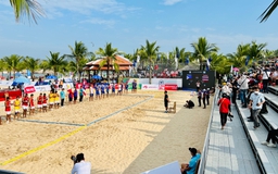 Bóng ném bãi biển nam SEA Games 31: Philippines quật ngã Thái Lan