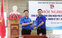 Anh Nguyễn Thế Minh được bổ nhiệm làm Phó bí thư Tỉnh đoàn Quảng Ninh