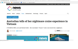 Du khách Úc kể lại chuyến du lịch ác mộng tại vịnh Hạ Long