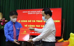 Bí thư Thành đoàn TP.HCM Phạm Hồng Sơn giữ chức Bí thư Quận ủy Phú Nhuận