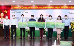 Vietcombank tài trợ 40 tỉ đồng ủng hộ, phòng chống dịch Covid-19