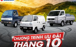 Xe thương mại Suzuki ưu đãi cực lớn trong tháng 10