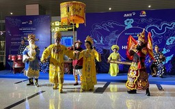 Sân bay đầu tiên của Việt Nam có múa Chăm, hát chầu văn, biểu diễn nghệ thuật