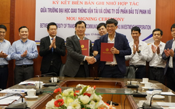 Phan Vũ Group ký kết thỏa thuận hợp tác với Trường ĐH Giao thông Vận tải