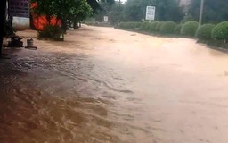 Thanh Hóa: Mưa lớn do bão số 4, thị trấn miền núi Ngọc Lặc ngập sâu