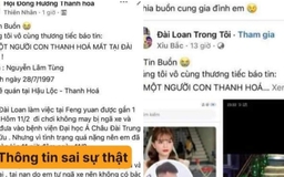 Dựng chuyện người sống thành người chết để lừa đảo kêu gọi từ thiện