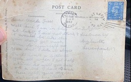 Hành trình kỳ lạ của tấm bưu thiếp qua… 77 năm!
